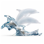 Eternity Dolphin Sculpture by artist Kitty Cantrell