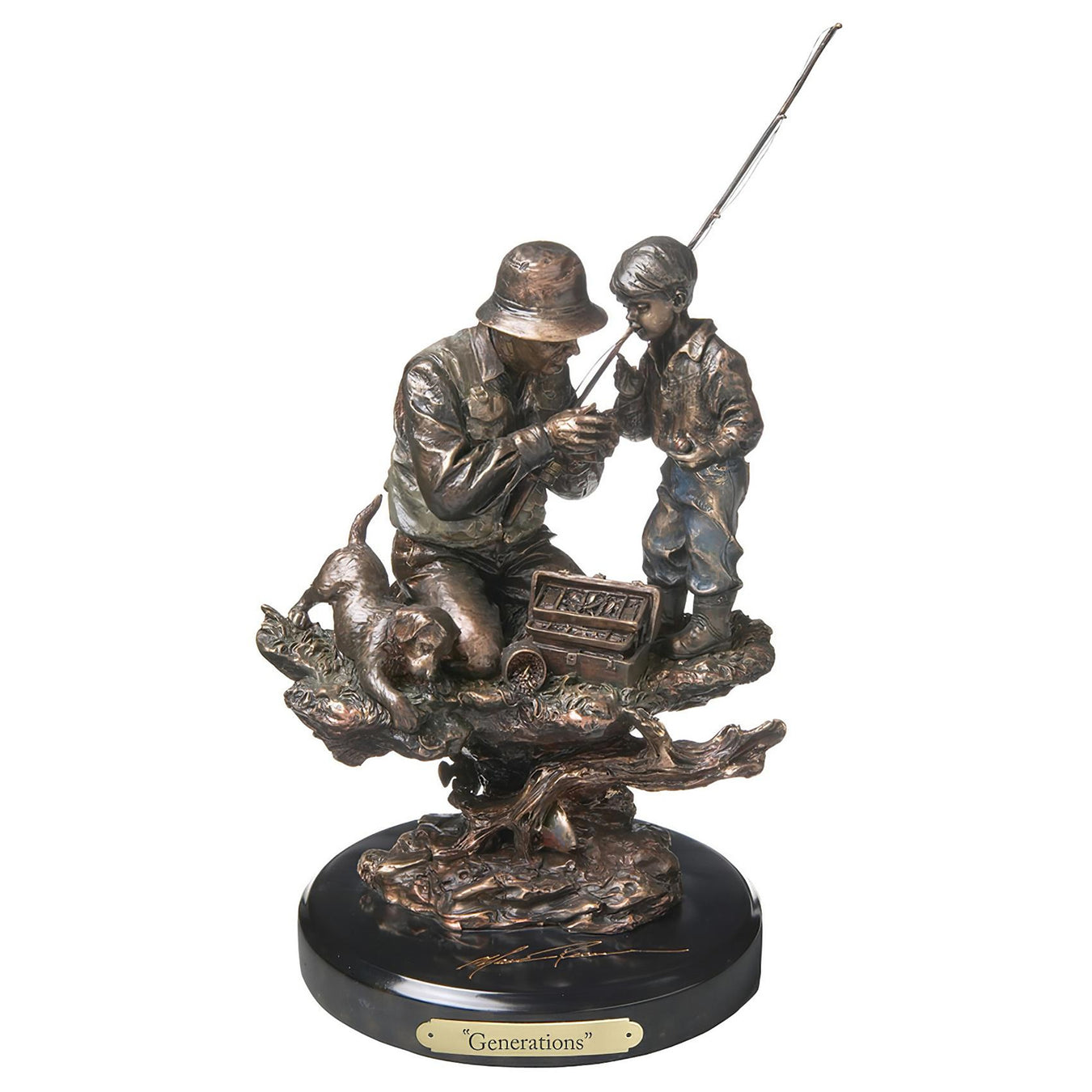 Boy Fishing Sculptures