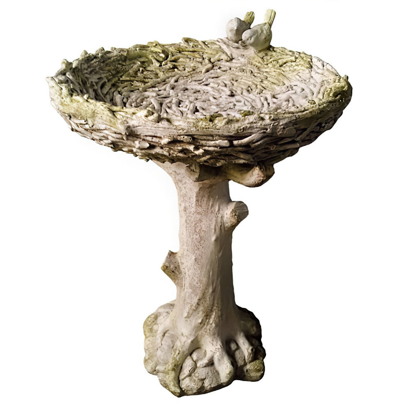 Bird with Nest Bird Bath