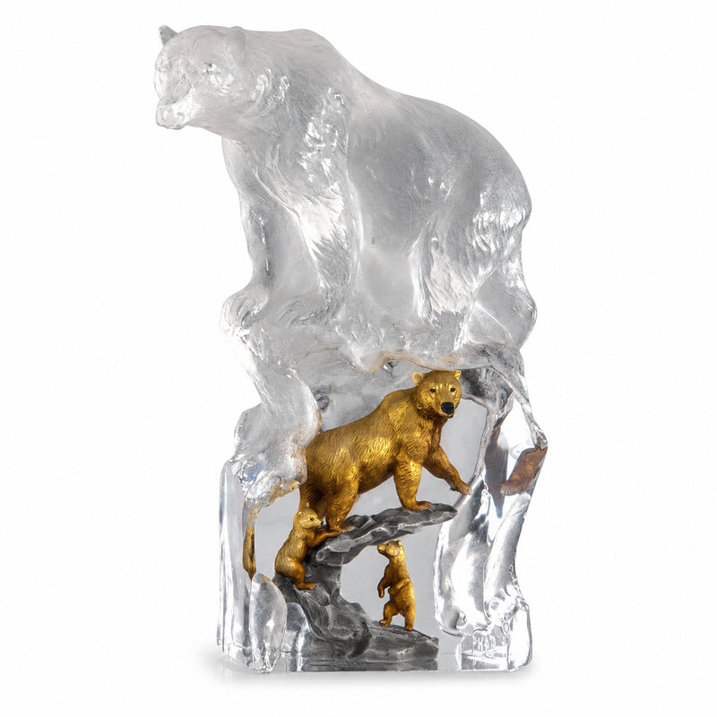 First Dawn Bear Sculpture by Artist Kitty Cantrell