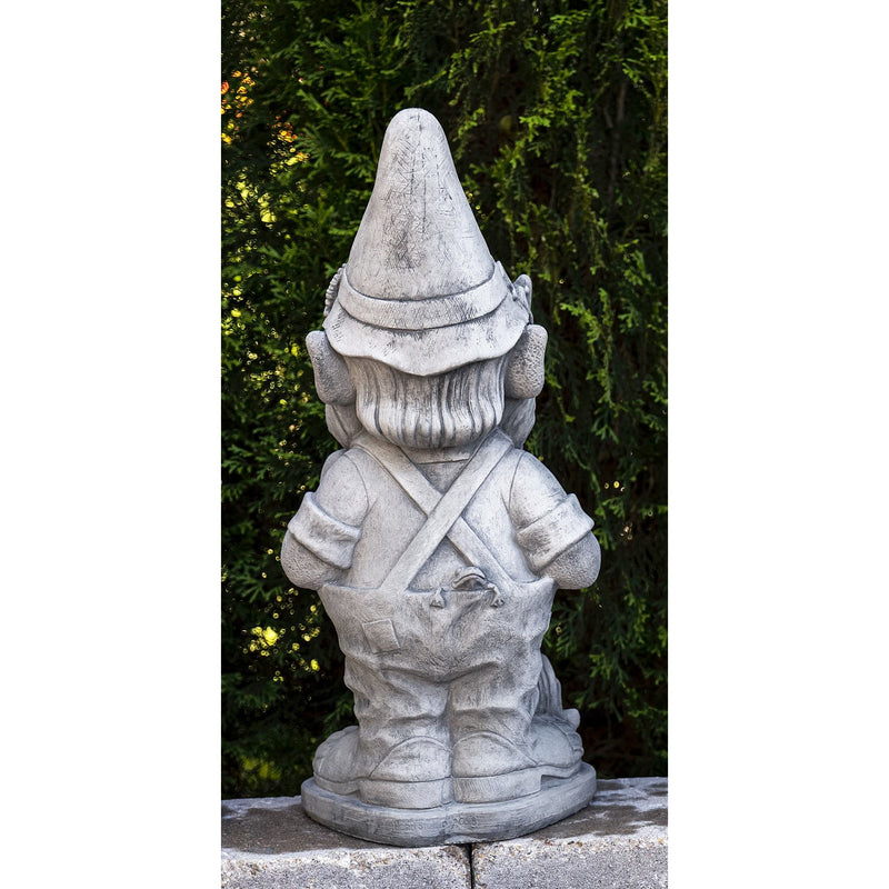 Fishing Angler Garden Gnome Statue
