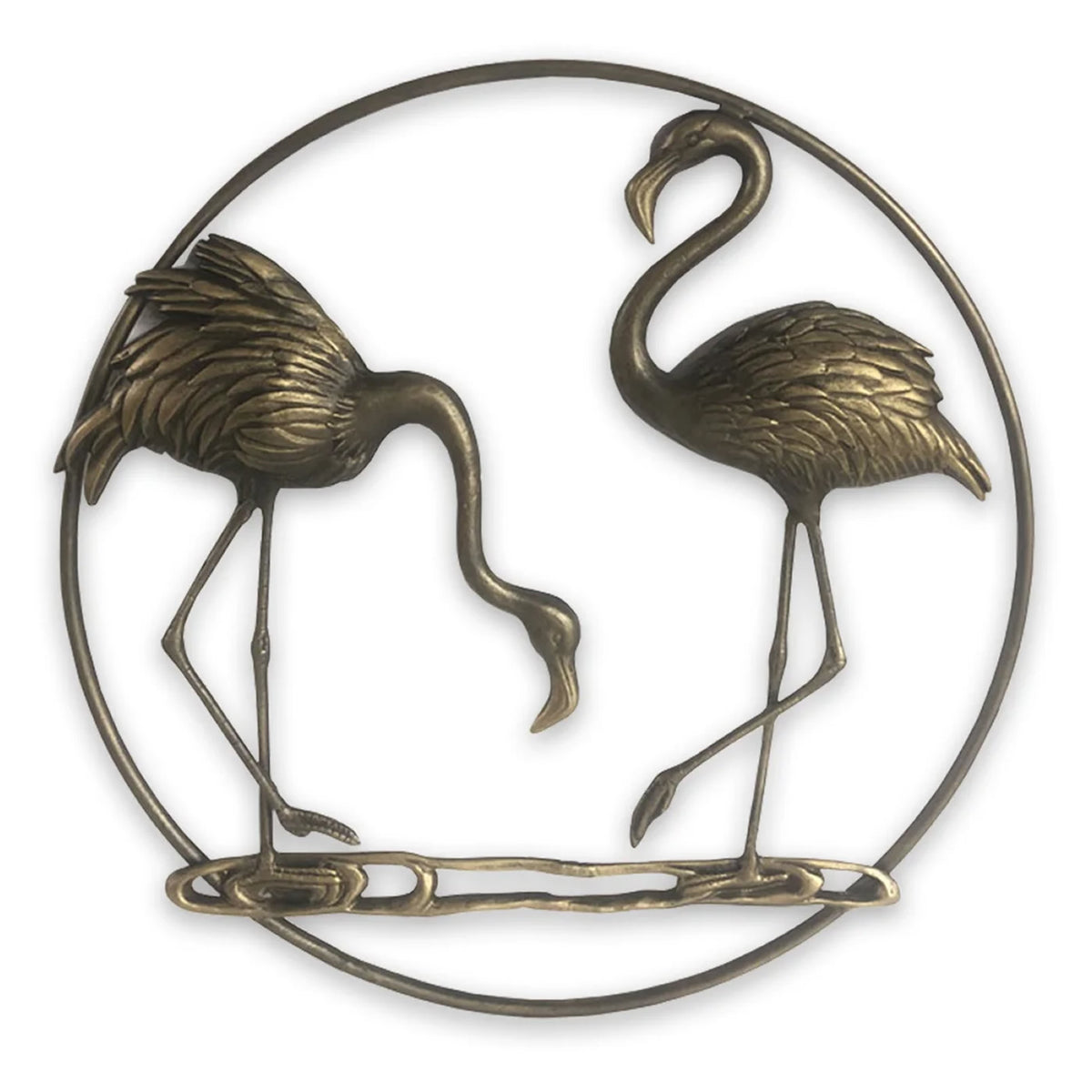 Flamingos Metal Wall Art SPI Home — AllSculptures