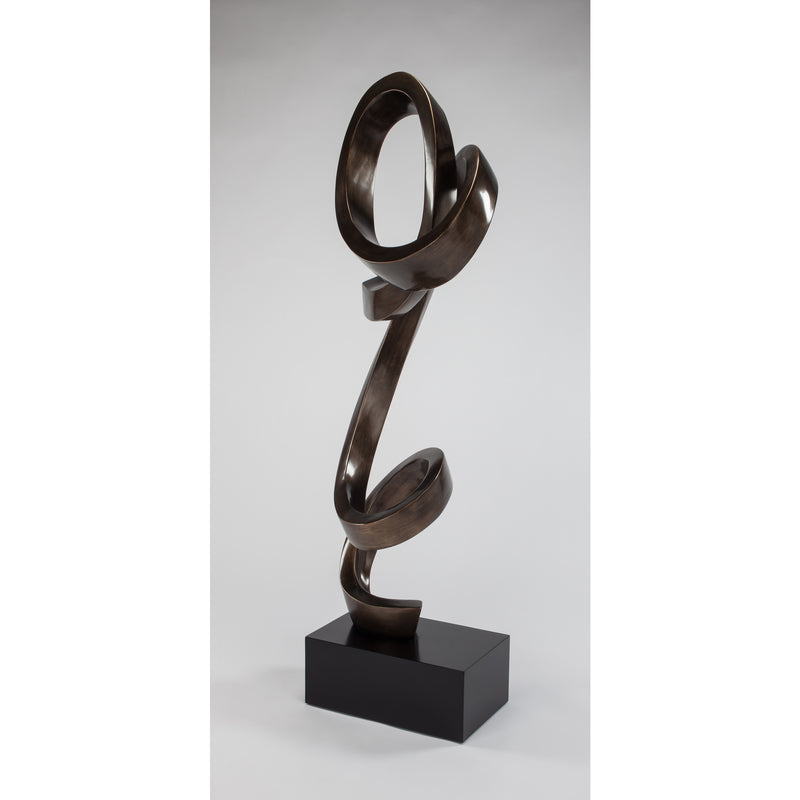 Divine Modern Floor Sculpture-Bronze