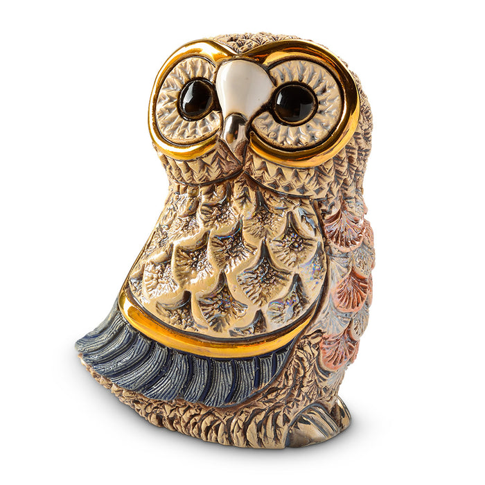 Forest Owl Figurine-Ceramic