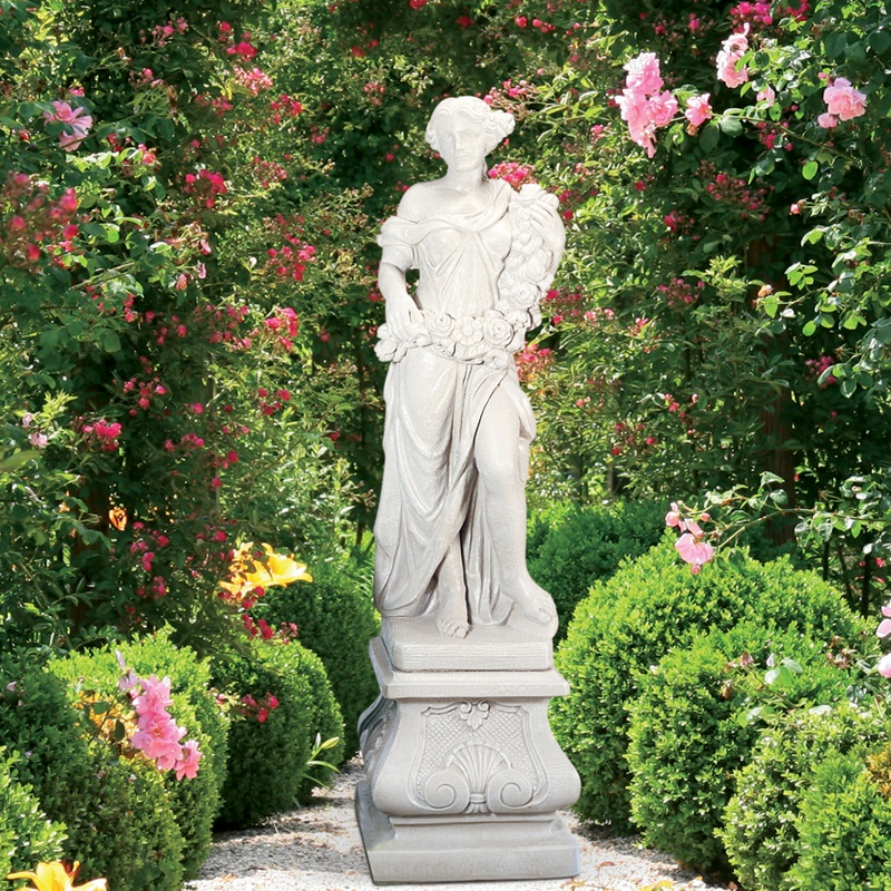 Four Seasons Garden Statue Set- Cast Stone