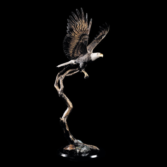 Free Spirit Eagle Sculpture by Kitty Cantrell