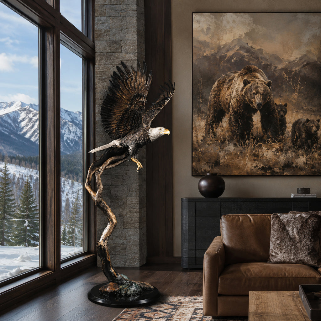 Bronze Eagle Statues | Bronze Eagles for Sale — AllSculptures