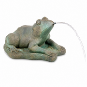 frog garden fountain spitter for pond