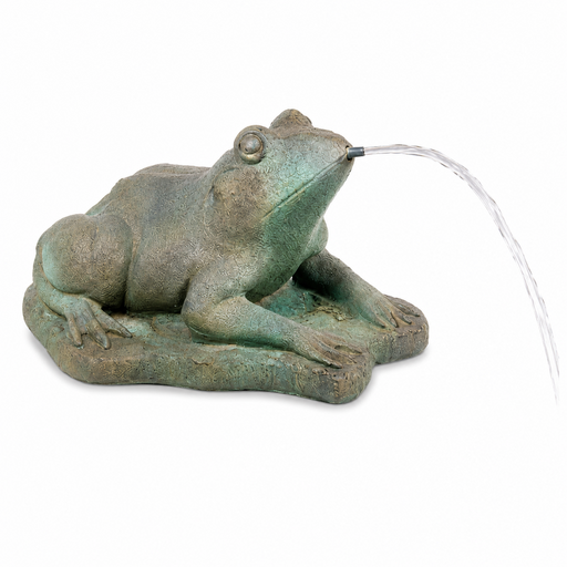 frog garden fountain spitter for pond