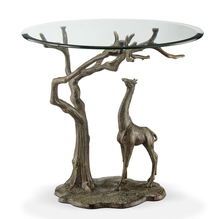 Savannah Giraffe End Table