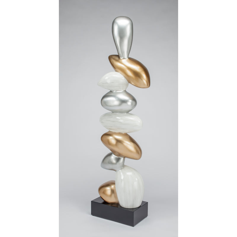 Pebble Modern Floor Sculpture