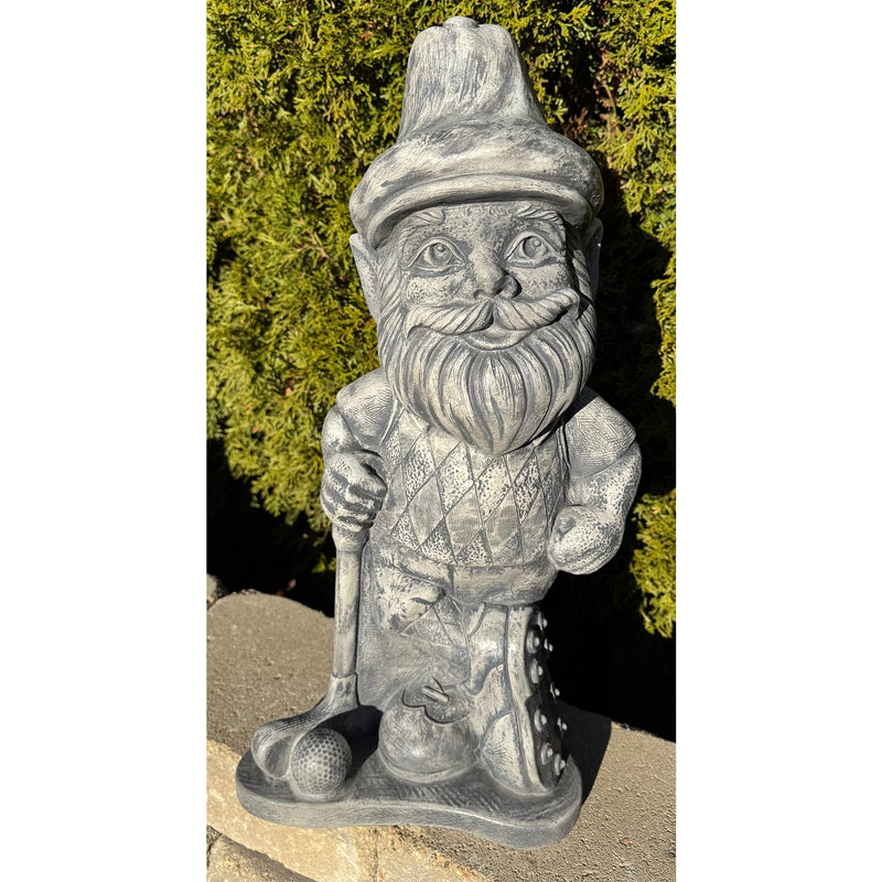 Golfer Garden Gnome Statue