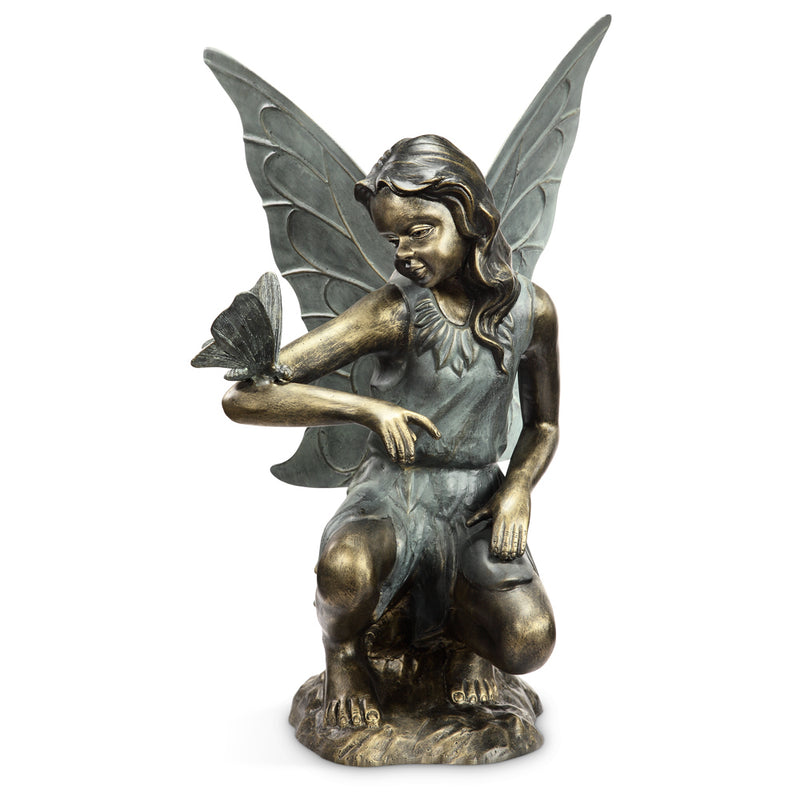 Grace Garden Sculpture - Fairy and Butterfly