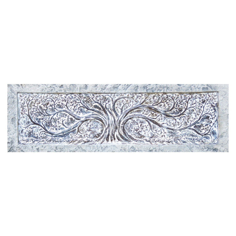Grand Oak Garden Bench-Cast Stone
