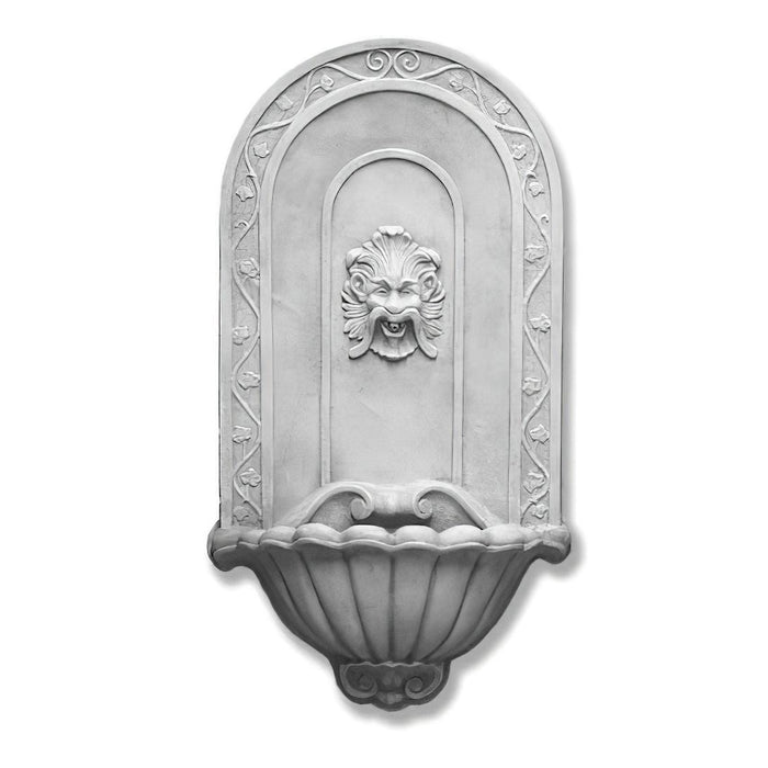 Greenman Head Lion Wall Fountain