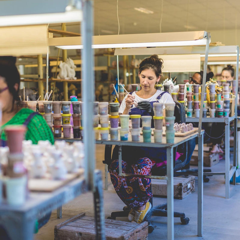 Galapagos Turtle Figurine-Ceramic