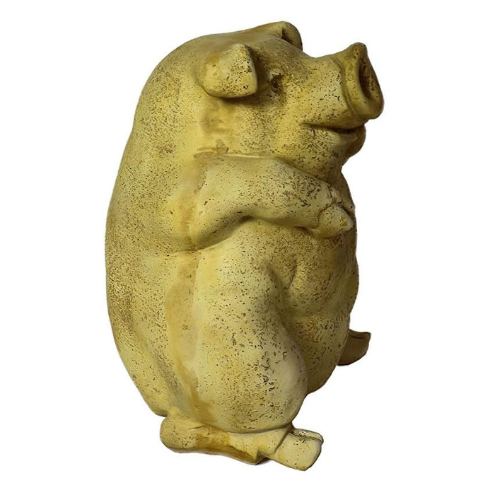 Handsome Pig Garden Statue