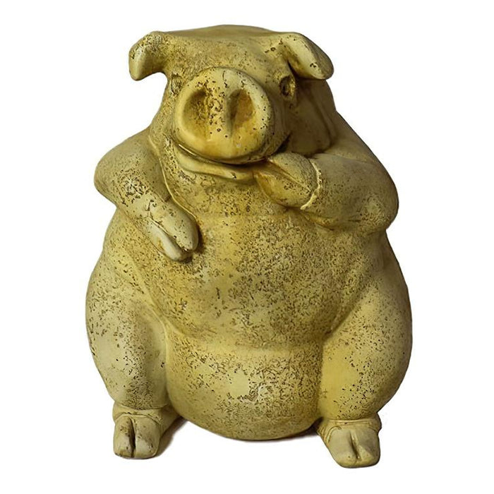 Handsome Pig Garden Statue
