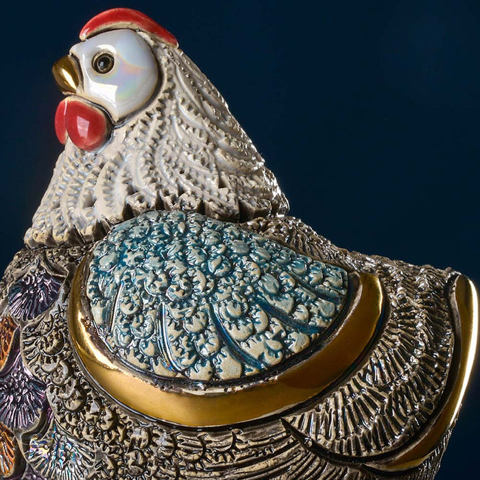 Chicken & Rooster Figurine-Ceramic
