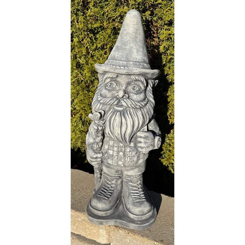 Hiker Garden Gnome Statue