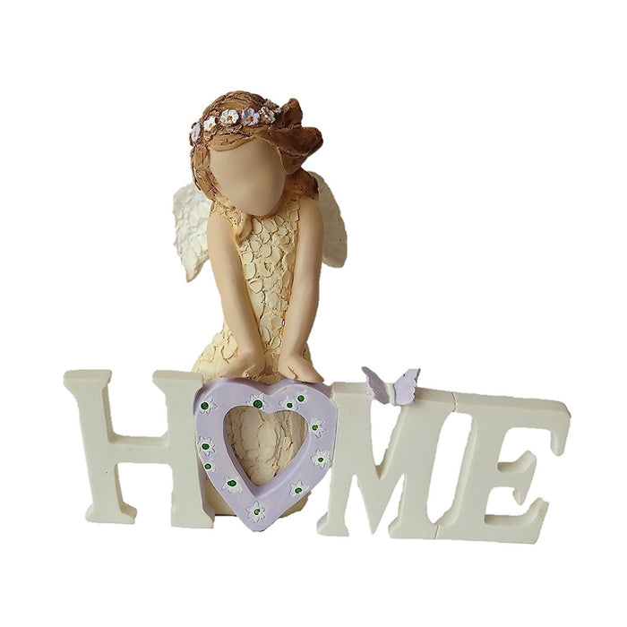 Home Is Where The Heart Is Angel Figurine