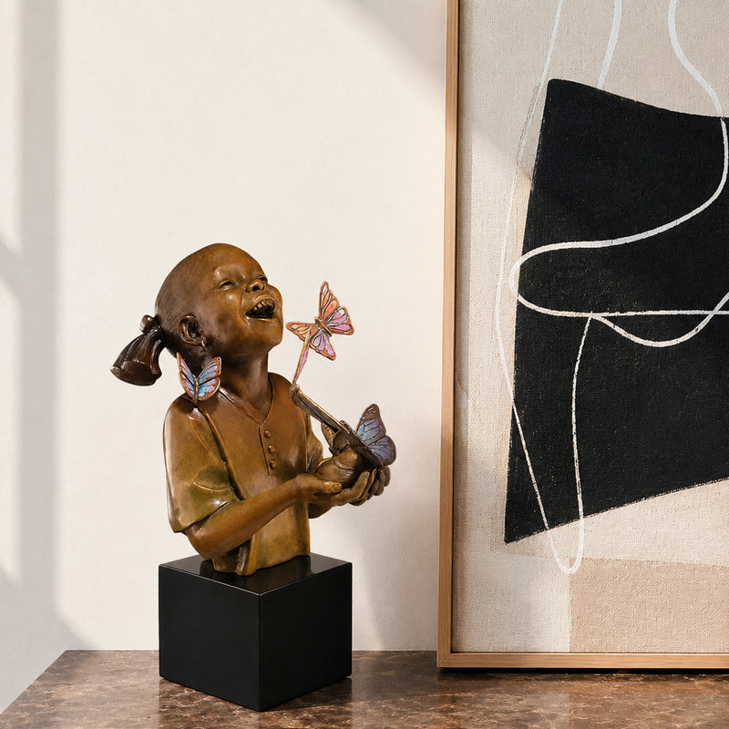 Hope African American Girl Sculpture by Thomas Blackshear