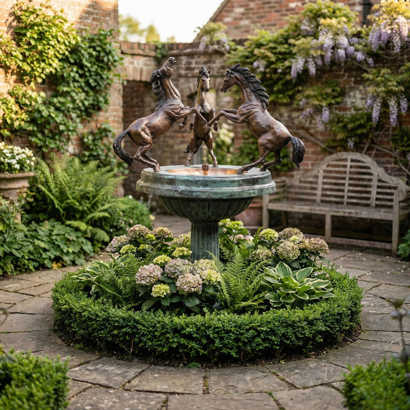 Bronze Horse Fountain