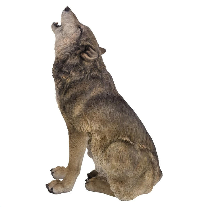 Howling Wolf Statue- 34"H