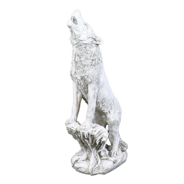 Howling Wolf Statue-37"H