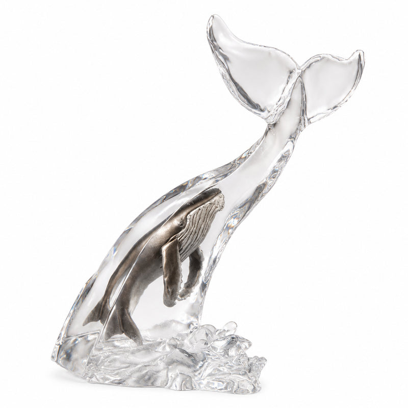 Humpback Calling Whale Sculpture by Kitty Cantrell