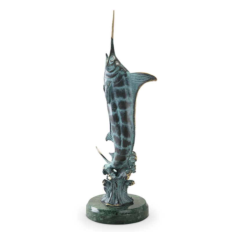 Hunting Marlin Sculpture