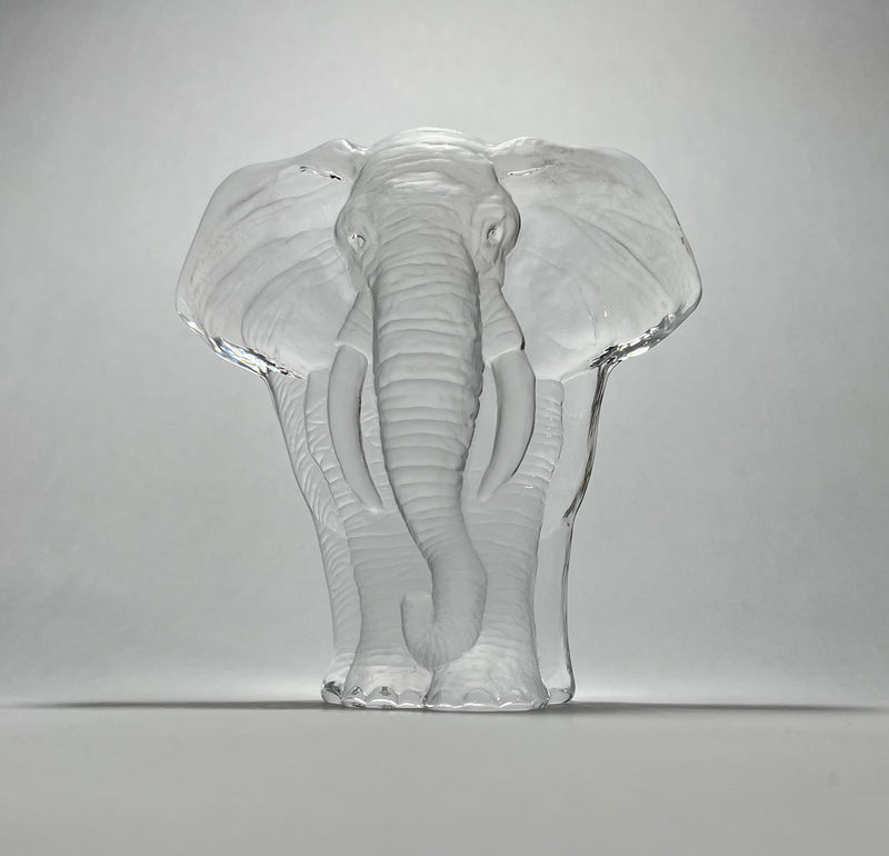 Crystal Elephant Statue