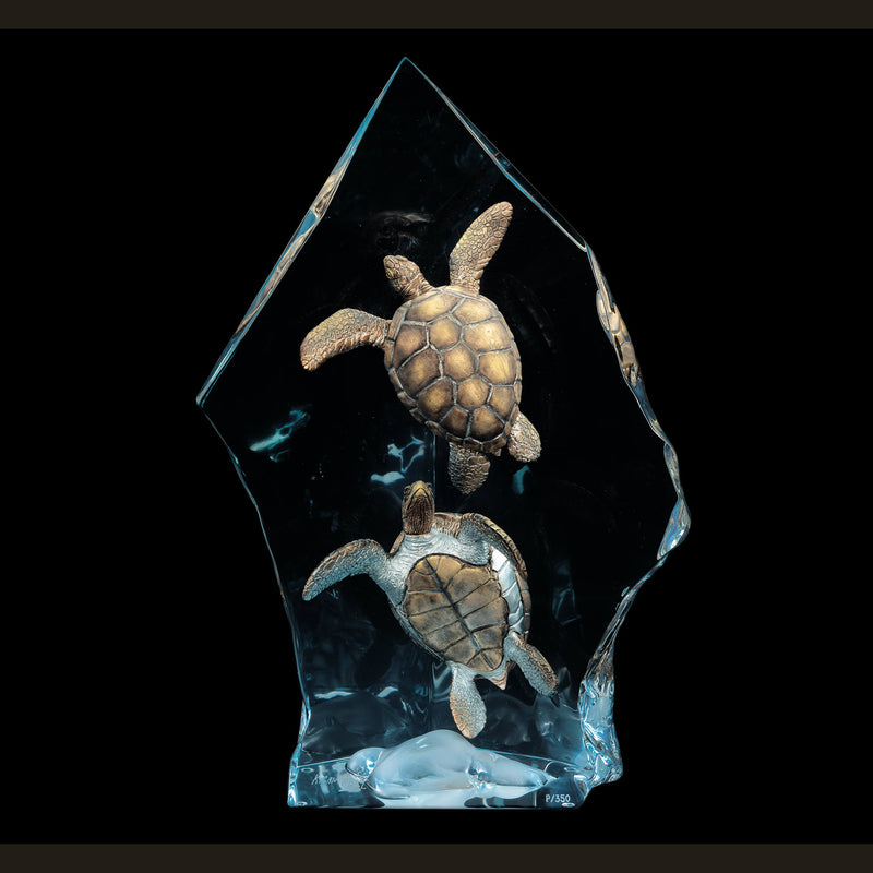 Intrepid Spirit Sea Turtle Sculpture by Kitty Cantrell