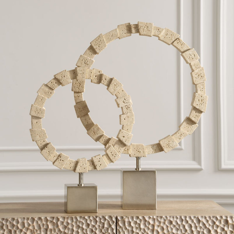 Ivory Fusion Ring Sculpture Set