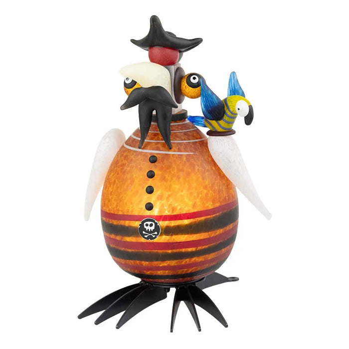 Gonzo Jack Bird Art Glass Sculpture by Borowski