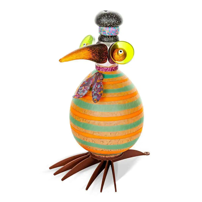Gonzo Jimmy Bird Art Glass Sculpture by Borowski