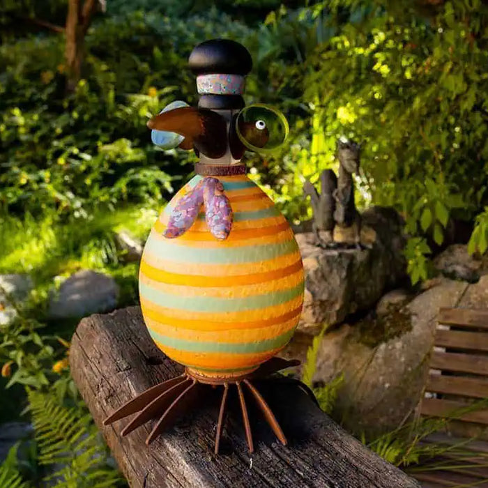 Gonzo Jimmy Bird Art Glass Sculpture by Borowski