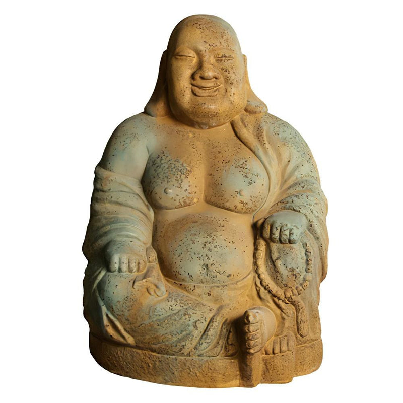 Sitting Jolly Hotei Garden Statue