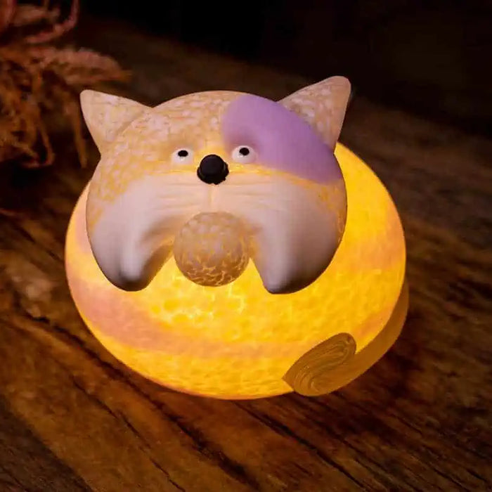 Kiddo the Cat Art Glass Lamp by Borowski