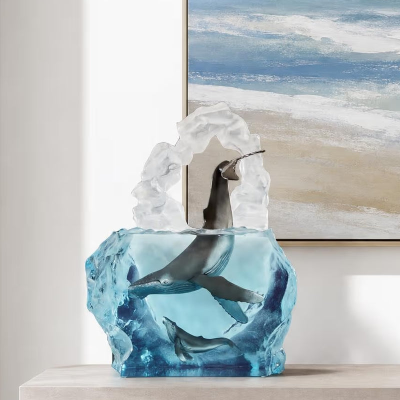Kindred Souls Whale Sculpture by Kitty Cantrell