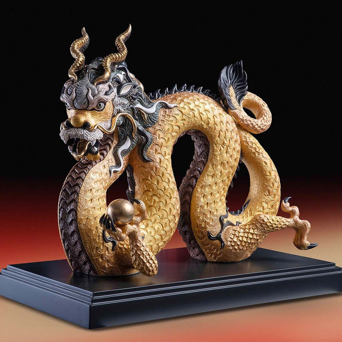 King Chinese Dragon Sculpture-Ceramic