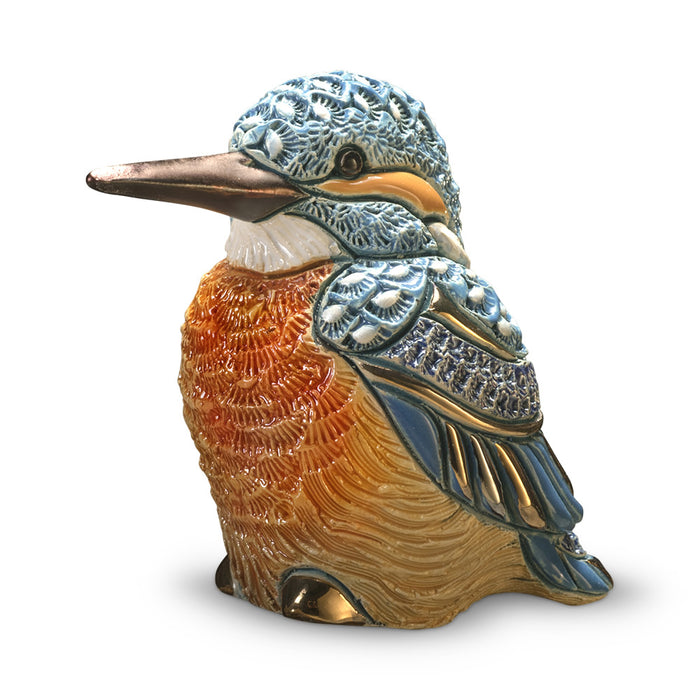 King Fisher Bird Figurine- Ceramic