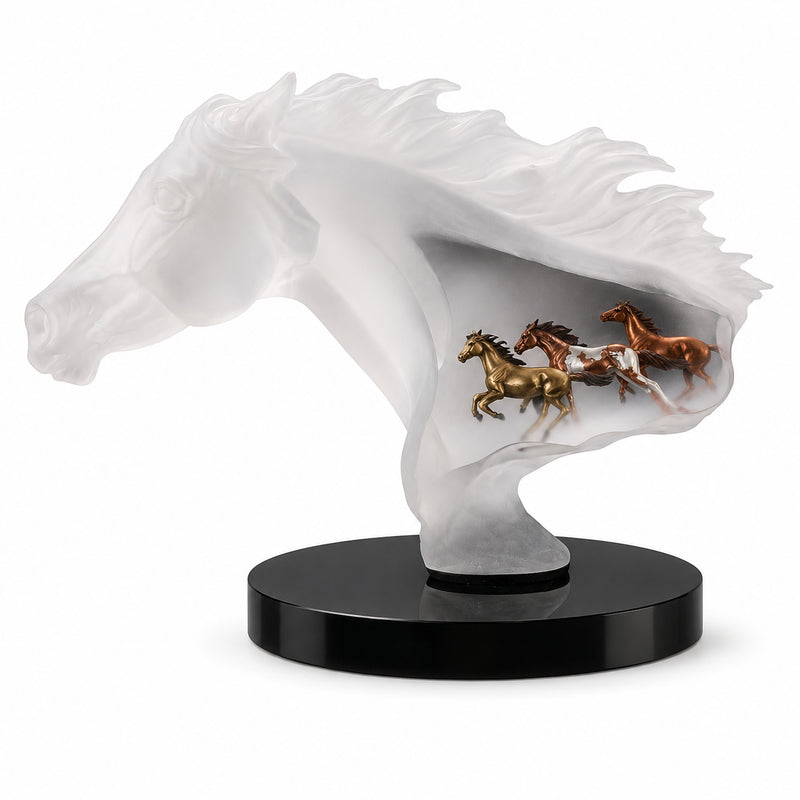 Untamed Spirit Horse Sculpture by Kitty Cantrell