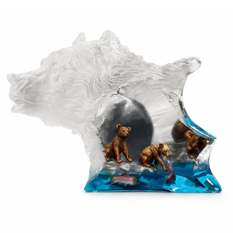 Mother's Pride Bear Sculpture by Kitty Cantrell