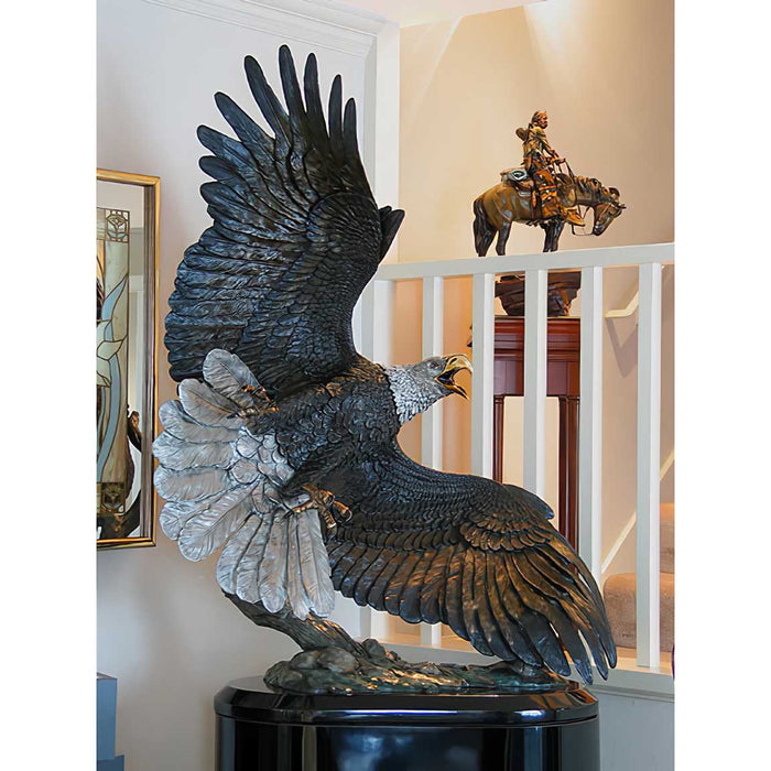 Windwalker Eagle Sculpture by Kitty Cantrell