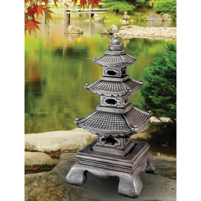 Large Pagoda Lantern Statue-Cast Stone