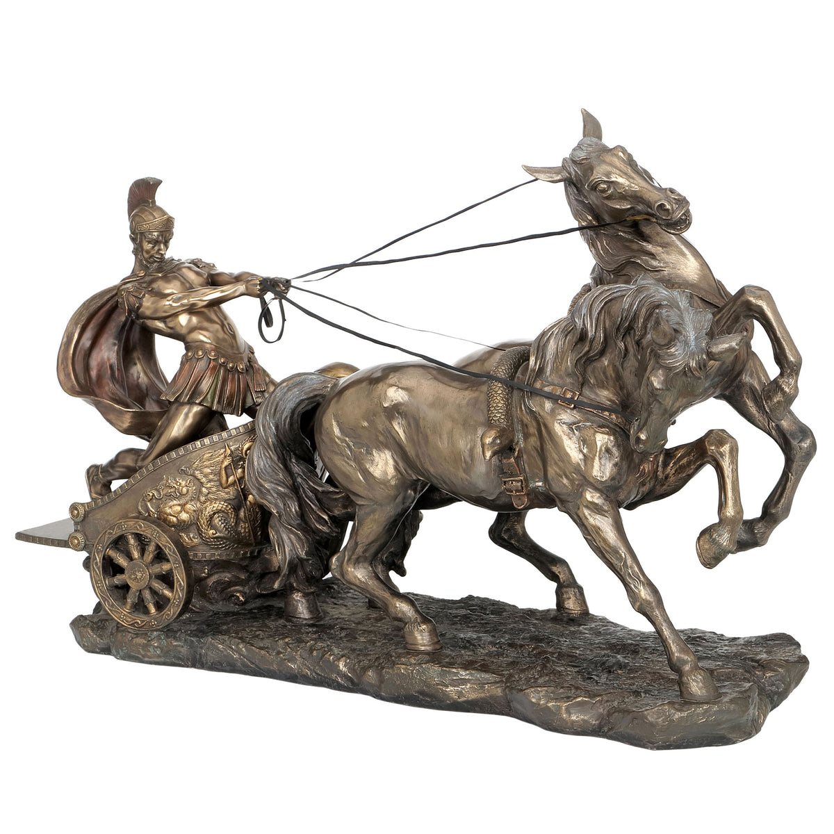 Large Roman Chariot Statue — AllSculptures
