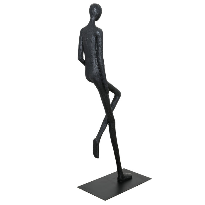 Leaning Man Floor Sculpture