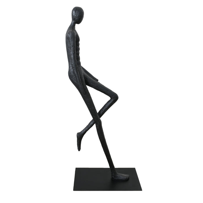 Leaning Man Floor Sculpture