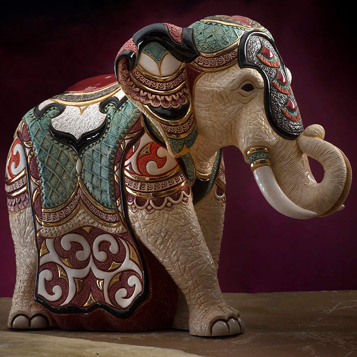 Royal Elephant Sculpture-Ceramic